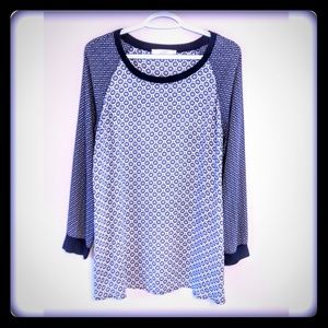 🤰Ann Taylor LOFT Maternity Blouse Sz M